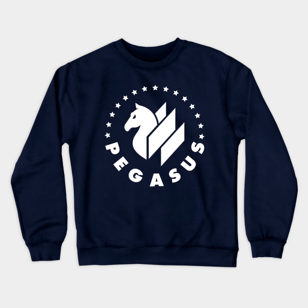 Project Pegasus Crewneck Sweatshirt by MindsparkCreative